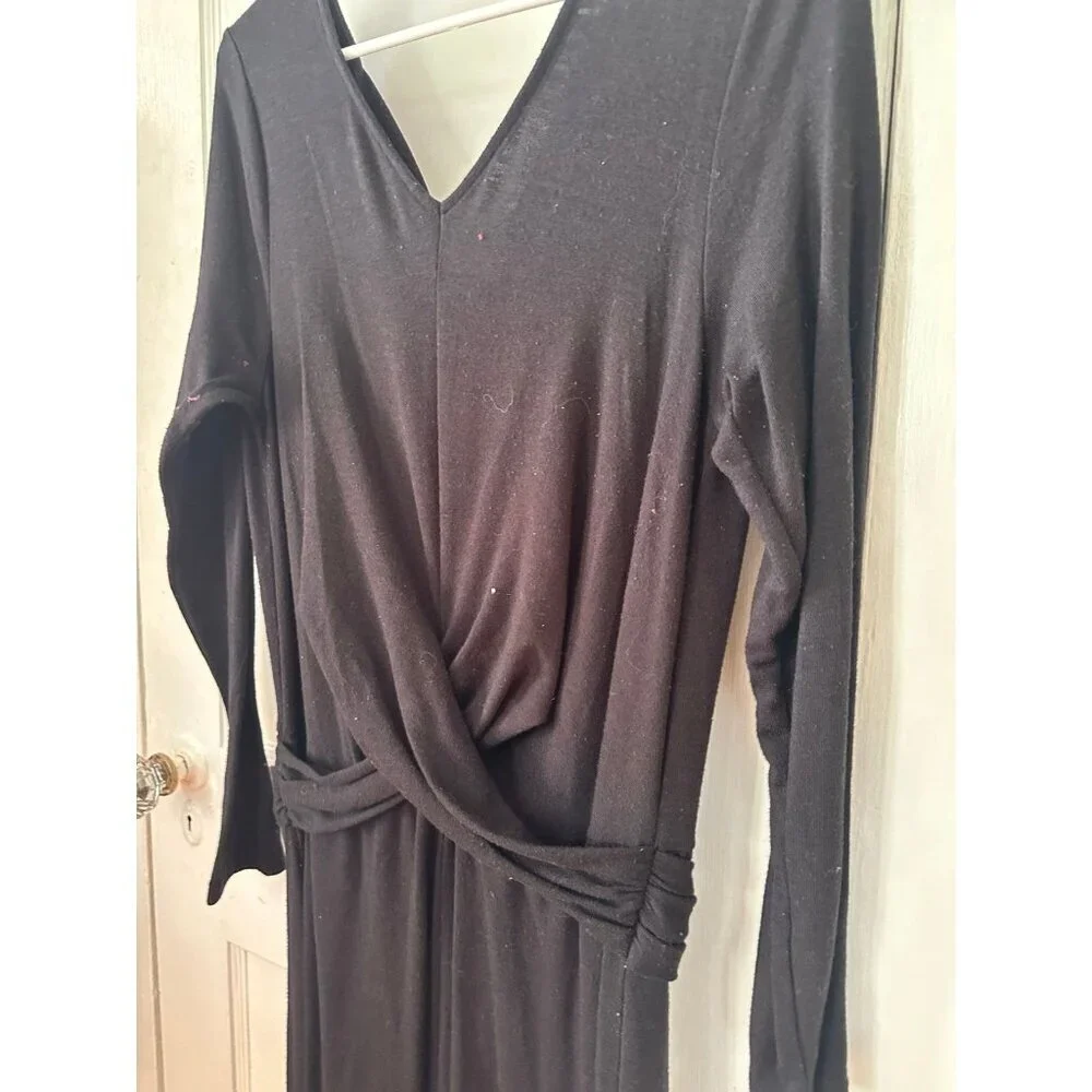 Old Navy women’s size large black criss cross jumpsuit - Picture 4 of 11